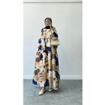 ELEGANTSTİL AHSEN MODEL MANGO KUMAŞ TESETTÜR ELBİSE