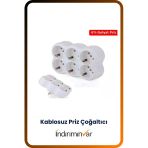 Elektrik 6'Lı Priz Golyat Toptaklı Priz Çoklayıcı Çoğaltıcı