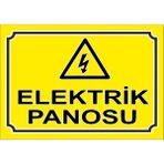 Elektrik Panosu Sticker 20X28 cm - 21 x 28 Cm