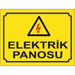 ELEKTRİK PANOSU UYARI LEVHASI