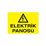 Elektrik Panosu Uyarı Tabelası - 50x70 Alüminyum Kompozit Panel - PAN14