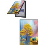 Elektrik sayacı kutusu kapağı duvara monte dekoratif boya şalteri paneli kapatıcı koruyucu dekor kılıfı (G 50 x 60 cm) şık ev geliştirme aksesuarı