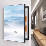 Elektrik Sayacı Kutusu Kapağı Sigorta Kutusu Kapağı Dolap Elektrik Pano Kapağı Dekoratif Metre Kutusu Dekoratif Dekoratif Duvara Monte Elektrik Paneli Kapağı Eviniz için/B/45 x 55 cm