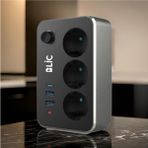 Elektrik Sigortalı Termal Akım Korumalı Güvenli Priz 2 Metre Kablo Anahtarlı 1xpd Type-C 2xusb Çoklu