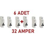 Elektrik Sigortası 32 Amper- Viko Sigorta (6 Adet)