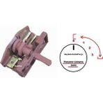 Elektrik Sobası 3 Kademe Kademe Komutatör Anahtarı , 3 Konum 2+2 + Off Şalter - Infrared Isıtıcı