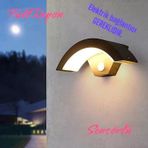 Elektrikle Çalışır, Sensörlü 24 Watt İç Ve Dış Mekan Led Duvar Aplik 3000K G. Işığı Led Armatür