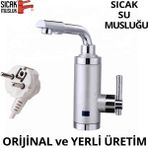 Elektrikli Ani Su Isıtıcı Gümüş Renkli, Hızlı ve Verimli Sıcak Su Sağlar