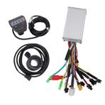 Elektrikli Bisiklet Kontrolör Kiti, Sine Dalga 3 Mod Fırçasız Motor Kontrolör LED Metre 130x Gaz Kebik Dönüşüm Seti