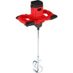 Elektrikli Boya Harç Karıştırıcı 1400W Çift Kulp Ergonomik Mikser Ucu M14 Güçlü Karıştırma Makinesi - Kırmızı
