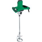 Elektrikli Boya Harç Karıştırıcı 1600 W Çift Kulp Ergonomik Mikser Ucu Güçlü Karıştırma Makinesi - Yeşil