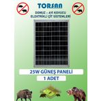 Elektrikli Çit Için Güneş Paneli 25W