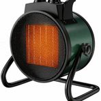 Elektrikli Fanlı Isıtıcı 3000W, PTC Seramik Isıtıcı, 3 Kademeli Taşınabilir Oda ve Ofis Isıtıcısı, Ayarlanabilir Açılı Kompakt Masa Altı Fanlı Isıtıcı