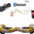Elektrikli Kaykay Full Ledli Hoverboard Bluetooth Hoparlörlü 6.5 Inch Çanta Hediyeli D25