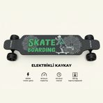 Elektrikli Kaykay H2B-02PRO – 40 Km/h Hız, 25 Km Menzil, 120 kg Taşıma, Çift Motor 1000W Güçlü Model