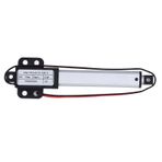 Elektrikli Mini Doğrusal Aktüatör, Teleskopik Küçük Hareket Aktüatörü 150N 75mm Strok DC24V 4mm/s, Alüminyum Tüp, ABS Montaj konnektörü, IPX4 Koruma Seviyesi, Endüstriyel, Tarım