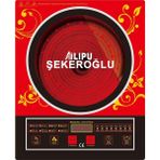 Elektrikli Ocak, Dokunmatik Ekran, 3500W, Şık Siyah ve Kırmızı Renk Seçenekleri - Altın - Turkuaz
