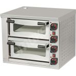 Elektrikli Pizza Fırını 8xø35 cm Kapasiteli 2 Katlı 72X72 Manuel