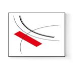 Elektrikli Sayaç Kutusu Kapağı 70 * 50 cm Elektrikli Sayaç Kutusu Dekoratif Boyama Yumruksuz Ev Oturma Odası Yaratıcı Duvar Sanatı Duvar Resmi Kapak Dekor Posteri (Siyah çerçeve I, 50 x 40 cm Kapağı