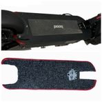 Elektrikli Scooter Aksesuar Koruyucu Paspas Bood Kickscooter Q500 ve Q1000 Uyumlu Gri Kurt Nakış Armalı
