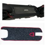 Elektrikli Scooter Aksesuar Koruyucu Paspas Bood Kickscooter Q500 ve Q1000 Uyumlu Kırmızı Kurt Nakış Armalı