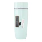 Elektrikli Seyahat Kettle, 350ml Dijital Ekran Kaymaz Su Geçirmez 304 Paslanmaz Çelik Ve PC Taşınabilir Elektrikli Su Isıtıcısı Hafif Arabalar İçin (GREEN)