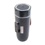 Elektrikli Seyahat Kettle, 350ml Dijital Ekran Kaymaz Su Geçirmez 304 Paslanmaz Çelik Ve PC Taşınabilir Elektrikli Su Isıtıcısı Hafif Arabalar İçin (koyu mavi)
