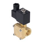 Elektrikli Solenoid Valf Korozyona Dirençli Yüksek Basınç NC Valfı Normalde Kapalı 0.5~1.6MPa Pnömatik Ekipman İçin Esnek Diyafram Dişi Dişi (AC220V)