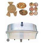 Elektrikli Tandır Fırını, Lavaş, Gözleme, Pizza ve Ekmek Için Ideal Kullanım (Kurşun Gri)