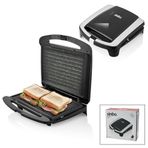 ELEKTRİKLİ TOST MAKİNESİ 2 DİLİM GRANİT YAPIŞMAZ YÜZEY - KİLİTLENEBİLİR KAPAK 750W SSM-2587 (5264)