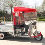 Elektrikli Üç Tekerlekli Bisiklet Su Geçirmez Kılıf - Yetişkinler için Yağmur, Güneş ve Kar Koruması - Üç Tekerlekli Bisiklet Çerçevesi için Dayanıklı Koruma - Yeşil, Mavi, Kırmızı renklerde mevcuttur