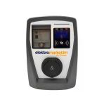 Elektrikli Wallbox Araç Şarj İstasyonu Emev 22 Kw 3 Faz Type-2 Soket Duvar Tip Mobil Uygulama Rfıd