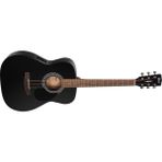 Elektro Akustik Gitar, Siyah Satin, Ceram