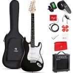 Elektro Gitar Amfili Set Elektro Gitar Set - Siyah