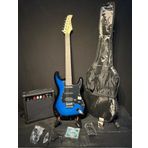 Elektro Gitar set BlueBurst (Gitar-Amfi-Stand-Kablo-Askı-Kapo-Akort Cihazı-Yedek Tel)