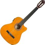 Elektro Klasik Gitar Sap Çelikli 4/4 Naturel Elektro Klasik Gitar 4/4 Naturel Cut RD-VC104TCE