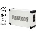 Elektrokonfor Board 2000W Monofaze Elektrikli Fanlı Isıtıcı Krem - 2000 W