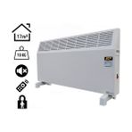 Elektrokonfor Konvektör 1500W Dijital Elektrikli Isıtıcı Beyaz