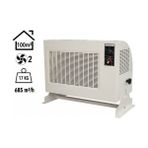 Elektrokonfor Pro 9.000W Trifaze Elektrikli Fanlı Isıtıcı Krem