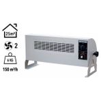 Elektrokonfor Vortex 3000W Monofaze Elektrikli Fanlı Isıtıcı Krem