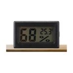 Elektromall Mini LCD Dijital Elektronik Termometre Higrometre Sıcaklık Nem Ölçer (Kablosuz) - Siyah