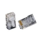 Elektromall RJ45 Cat5 Ethernet Uç Jak Network Konnektör 100 Adet