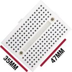 Elektromall Syb-170 Mini Yapışkanlı 170 Pin Breadboard - Beyaz