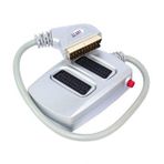 Elektromer 2'li Silver Butonlu Scart Dağıtıcı