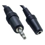 ELEKTROMER 3.5 mm Stereo Erkek/Dişi Kulaklık Uzatma Kablo 1.5 Metre Yüksek Performanslı Bağlantı