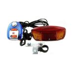 Elektronik Bisiklet Korna. Sinyal. Arka Bagaj Işığı Kırmızı