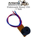 Elektronik Deney Zili 1 Adet Deney Proje Tasarım Zili 3 Volt Alarm Sinyal Zili Haparlör Mini Zil