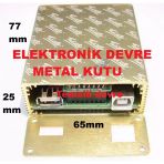 Elektronik Devre Kutusu Alüminyum Gümüş Renk Metal Boş Kutu Usb Port Ve Usb Uplınk Giriş Ceptelb018468