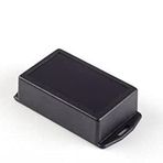 Elektronik Proje Kutusu (Ölçüleri: 87.5x45x23.3mm) - Siyah - Duvar Tipi