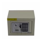 Elektronik Şifreli ve Kilitli Çelik Kutu Kasa 23x17 Krem